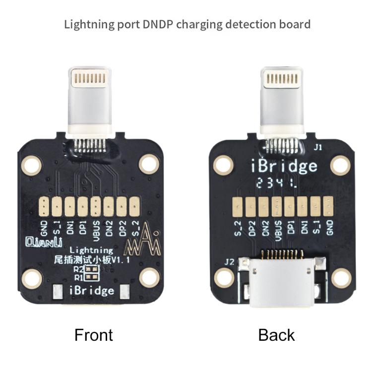 Placa deteção DNDP Carga iBridge QianLi 8 pinos