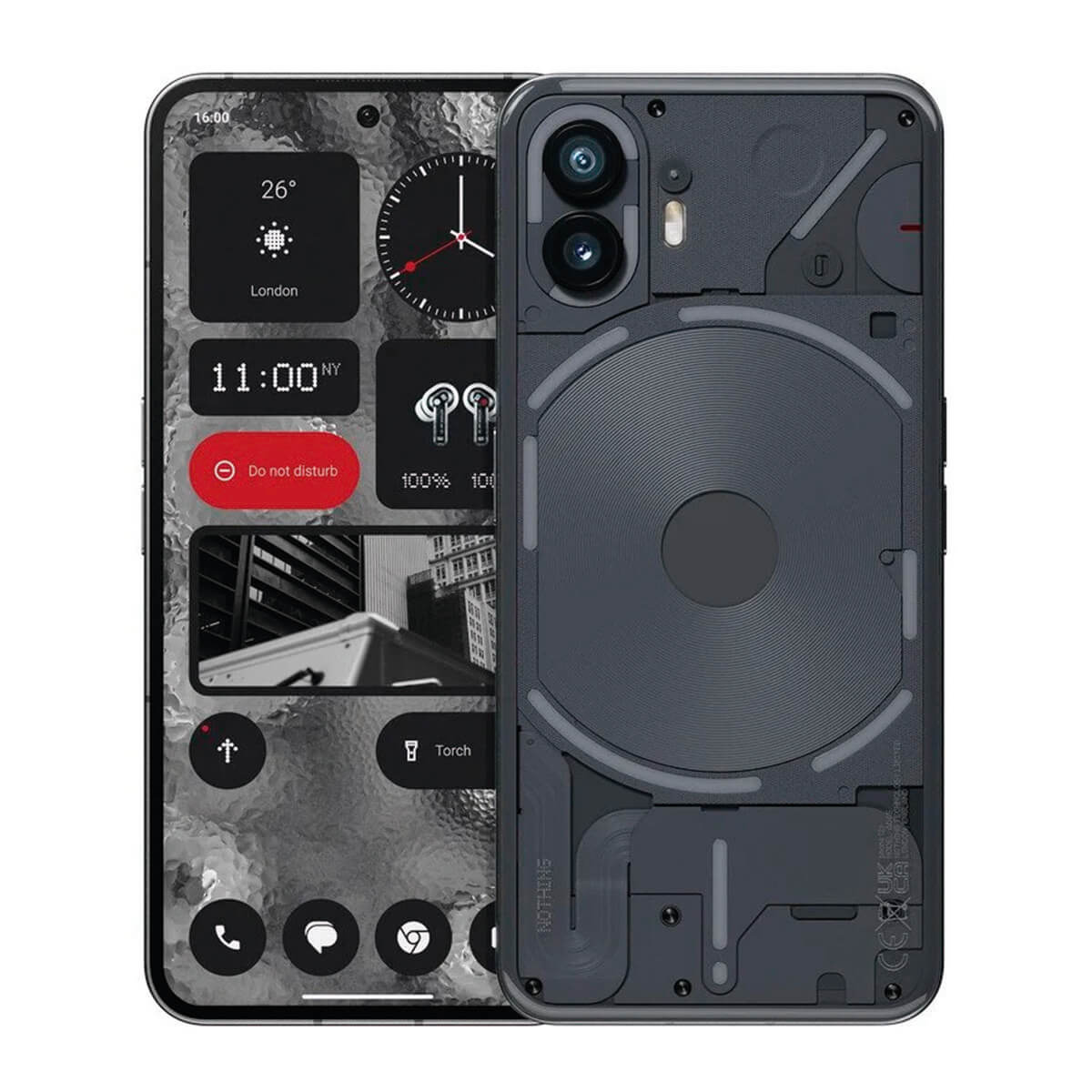 Nothing Phone 2 5G 12Gb/256Gb Gris (Dark Gray) Dual SIM A104 - MOVILSTORE