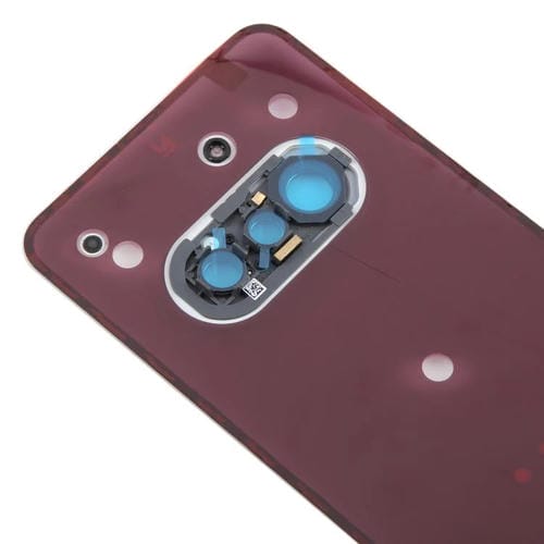 Tampa Traseira de Vidro Bateria e Câmara Nothing Phone 3A A059 (Branco)